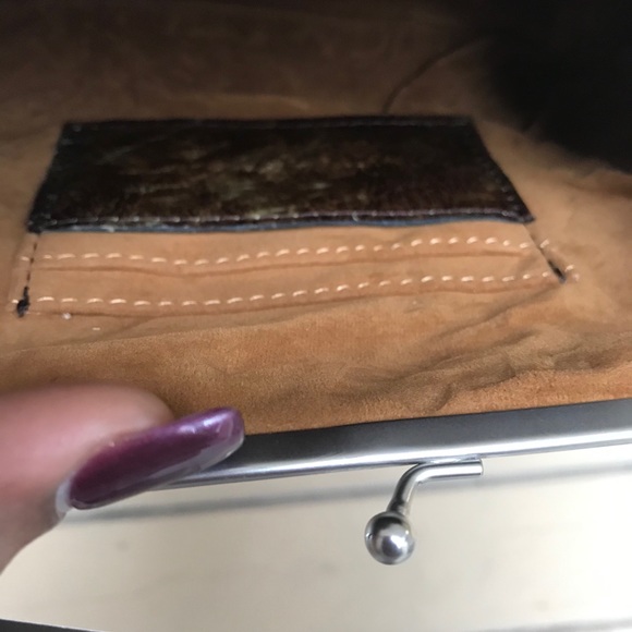 Patricia Nash Tooled Turquoise Wristlet - Picture 7 of 9